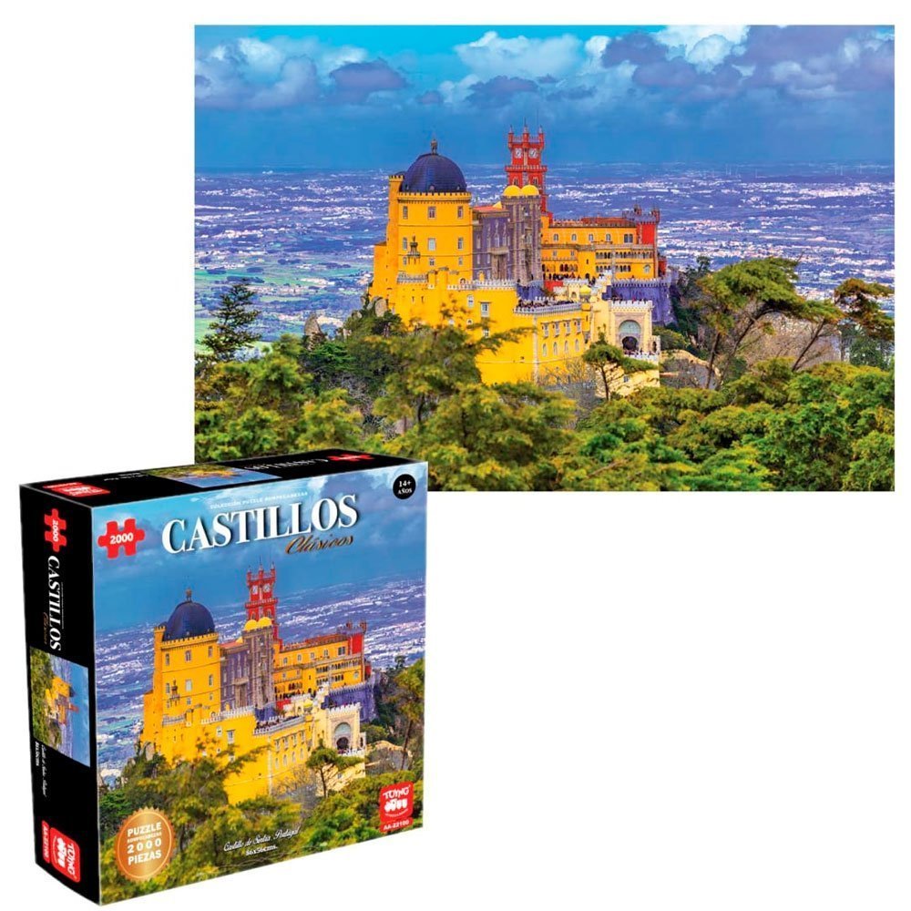 PUZZLE 2000 PCS CASTILLOS CLÁSICOS CASTILLO SINTRA, PORTUGAL PUZZLE 2000 PCS CASTILLOS CLÁSICOS CASTILLO SINTRA, PORTUGAL